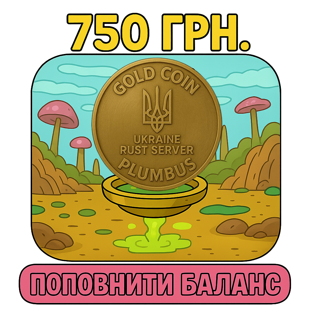 Поповнення рахунку на 750 грн у грі