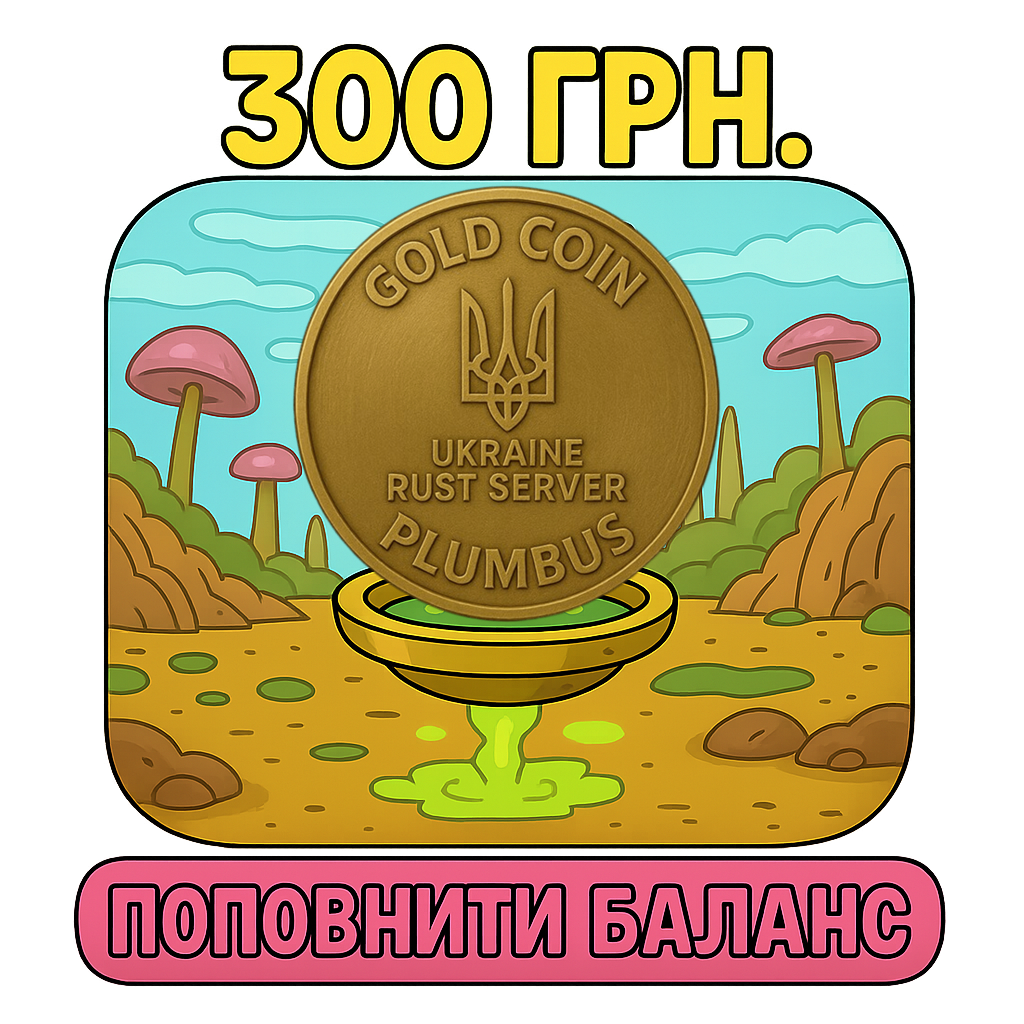 Поповнення рахунку на 300 грн у грі